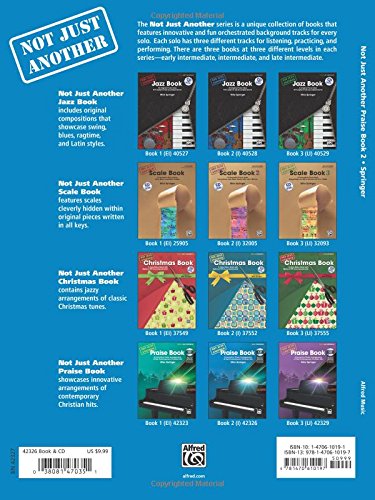 Not Just Another Praise Book, Bk 2: 8 Innovative Piano Arrangements Of Top Contemporary Christian Hits, Book & Cd (Not Just Another, Bk 2) #TOP1