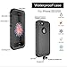 Cozycase iPhone SE/5/5S Waterproof Case, Waterproof iPhone SE Shockproof Full-Body Rugged Case with Built-in Screen Protector for Apple iPhone SE/5/5S -(Black)