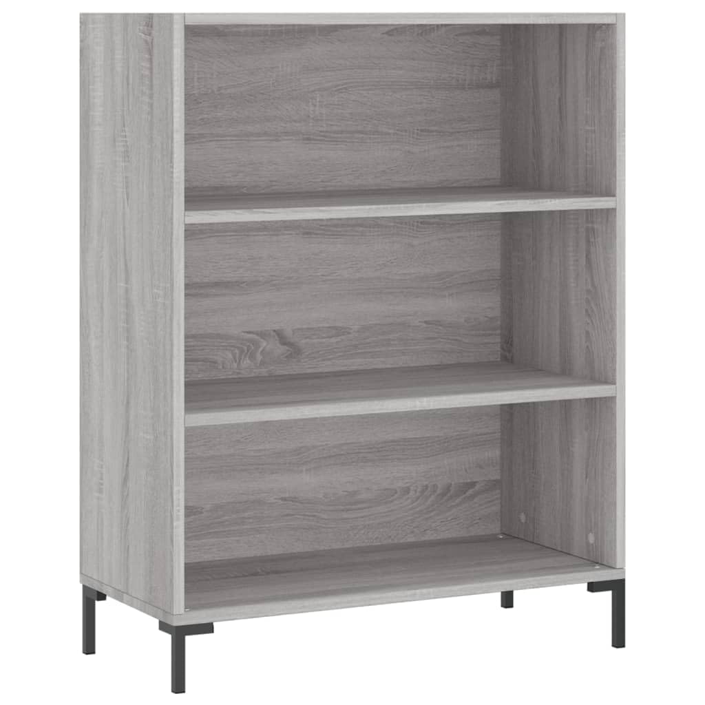 Armadio alto grigio Sonoma, 69,5 x 34 x 180 cm, in legno