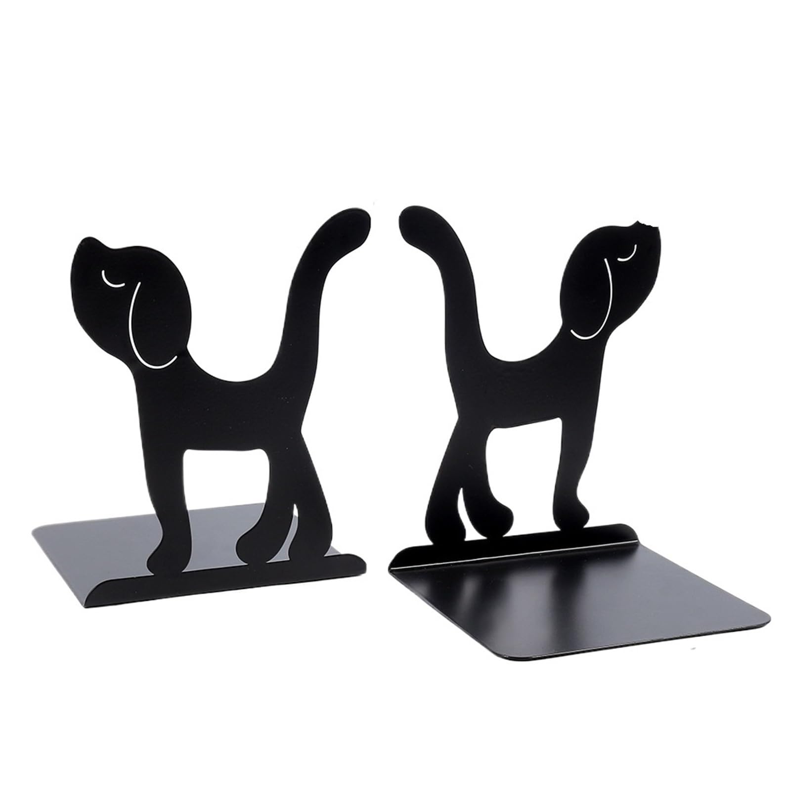 Bookends 3 Style Color Dog Book Ends For Shelves Duty Bookend Heavy Organizer Home Rack Holder Stand Shelf(Color 3)