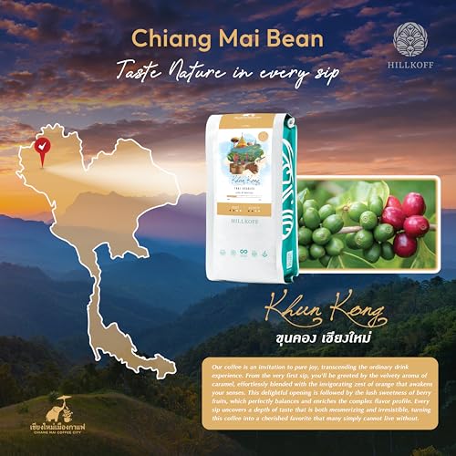 Hillkoff Coffee Beans from Northern Thai Arabica 100% Doi Khun Kong miniatura 2