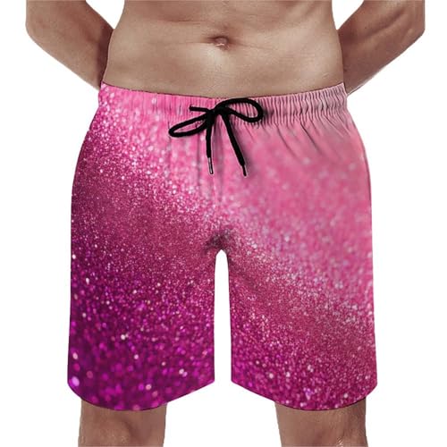 Men's Swim Trunks with Mesh Lining, Quick Dry Drawstring Beach Shorts Soft Breathable Bathing Suit3