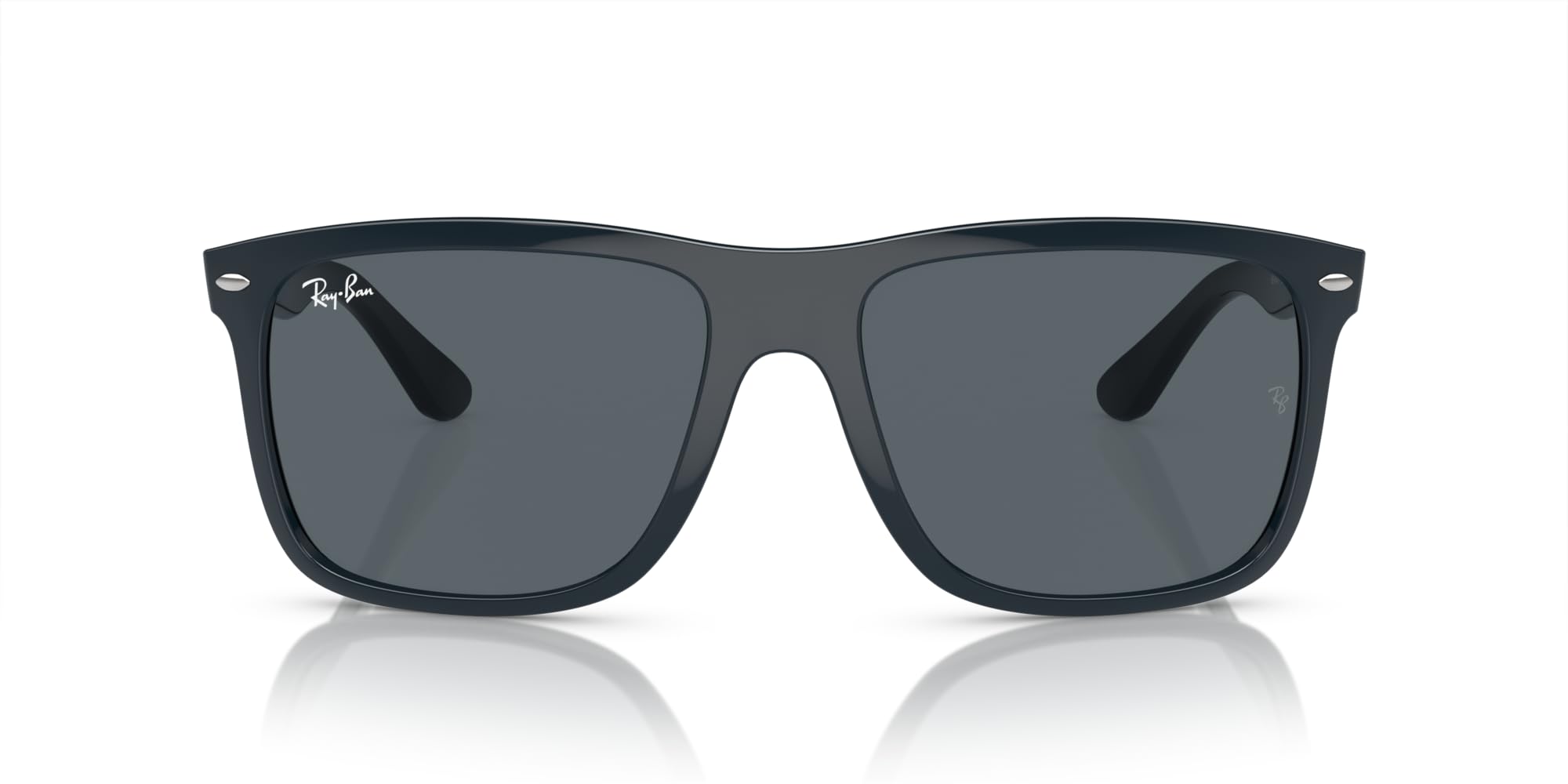 Ray-Ban Women's RB4547F Boyfriend Two Low Bridge Fit Square Sunglasses