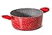 Aeternum Rubino Induction Casseruola, Alluminio, Rosso, 18 cm