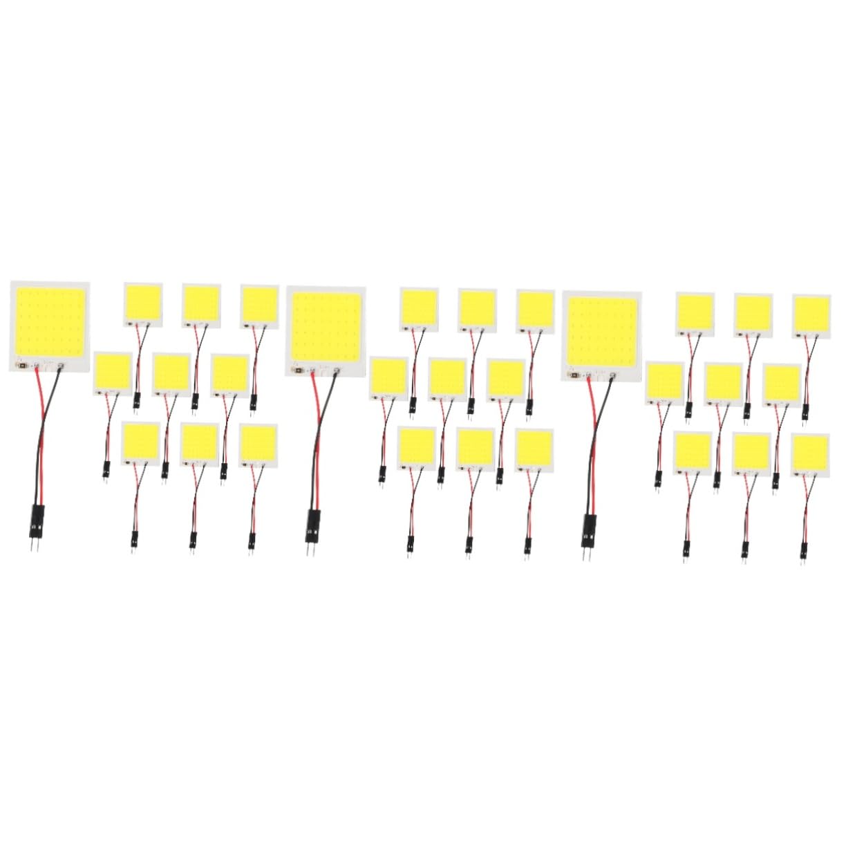 SOESFOUFU 3sets Dome Light Led Panel Car Roof Lights Interior Led for Trucks Cars Ceiling Roof Reading Plate 10pcs*3