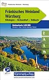 Fränkisches Weinland - Würzburg Nr. 56 Outdoorkarte Deutschland 1:50 000: Kitzingen, Ochsenfurt, Volkach, water resistant, free Download mit HKF Outdoor App (Kümmerly+Frey Outdoorkarten Deutschland) - Herausgeber: Hallwag Kümmerly+Frey AG 
