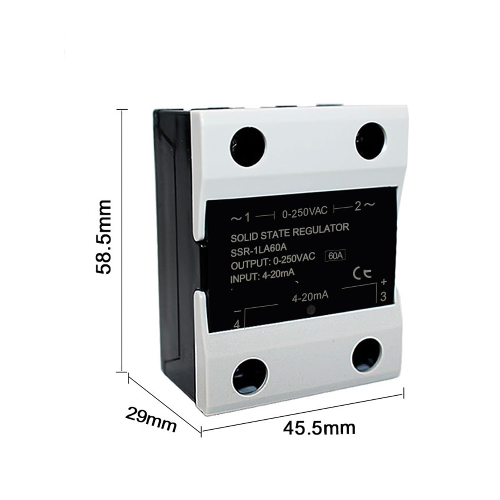 Regolatore di Tensione 0-10 V CC 4-20 mA 0-5 V CC Controllo monofase Relè a Stato Solido 10 A 25 A 40 A 60 A 80 A 100 A 120 A(40A)