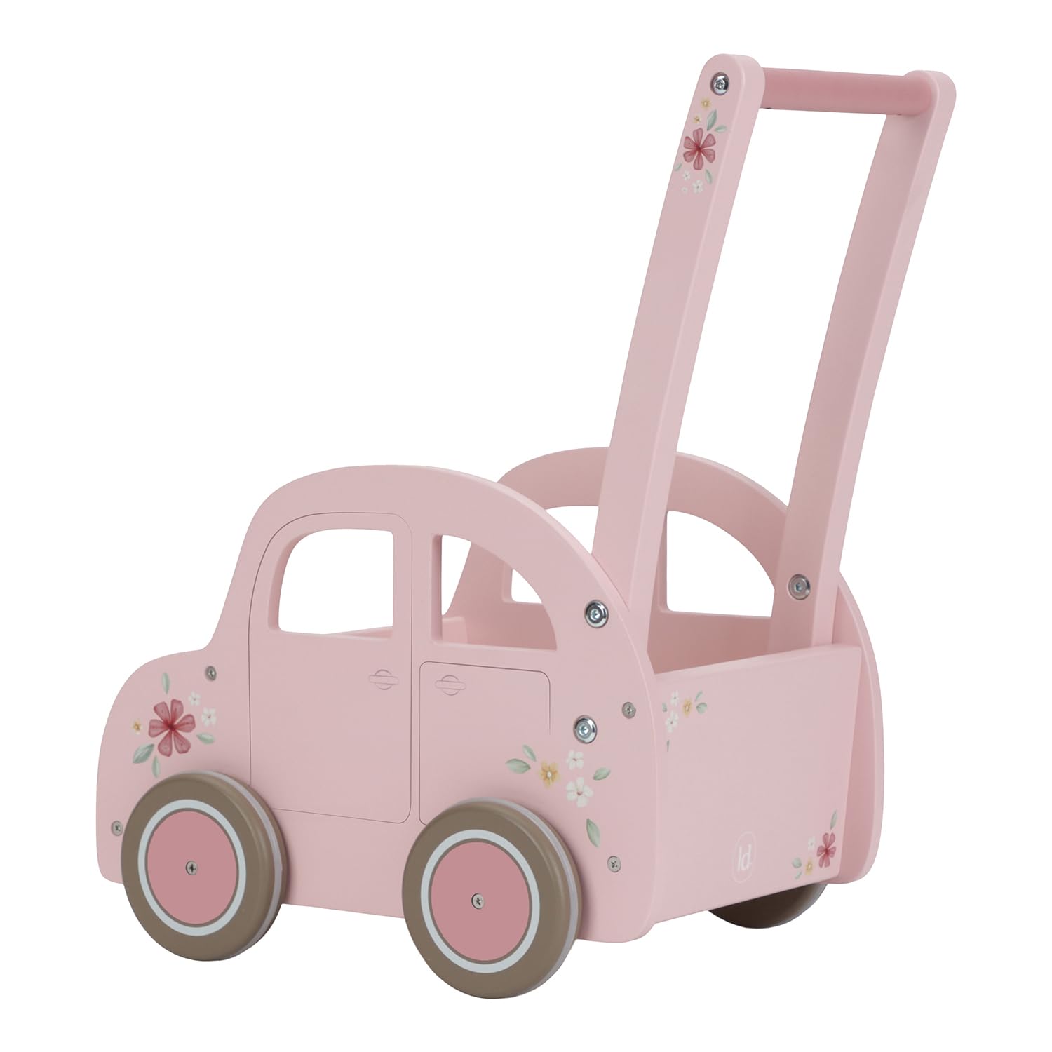 Little Dutch Laufwagen Schiebewagen Auto Holz Baby Kleinkind rosa - Fairy Garden