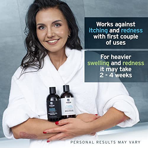 Sphagnum Botanicals Natural Psoriasis Shampoo - Peat Mud & Tea Tree Oil Therapy for Itchy and Red Scalp Treatment. No Coal Tar. 8.45 Oz