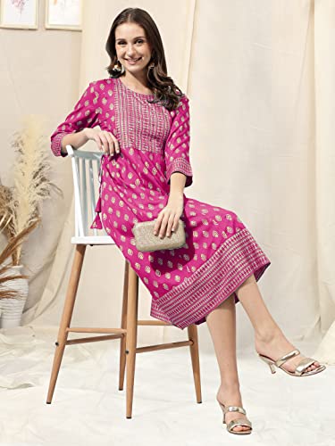 Image of MIRCHI FASHION Women's Anarkali Printed Kurti Only