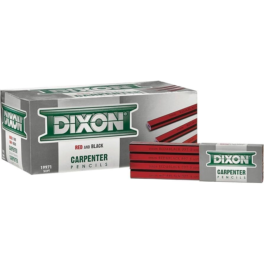 Dixon 19971 lápiz carpintero 7 pulgadas caja 72 unid miniatura 2