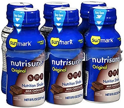 Sunmark Nutri-Drink 24-Pack 8-Ounce Cans Chocolate, 24-8 oz, Pack of 3