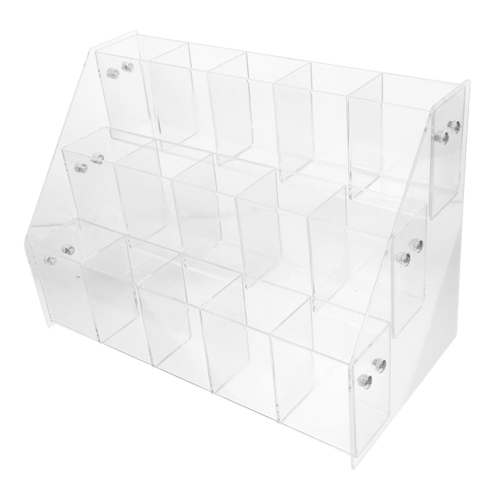 Porte-stylo acrylique stable et transparent pour un accès rapide
