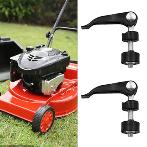 LONGHAO 2 pcs Griffknopf Mutterschraube Universal-Rasenmähergriff Mäherschraube und -Mutter Rasenmäher-Griffknöpfe Griffmutter für Rasenmäher,Muttern und Schrauben Bolzen für Rasenmäher Maschine (#1)