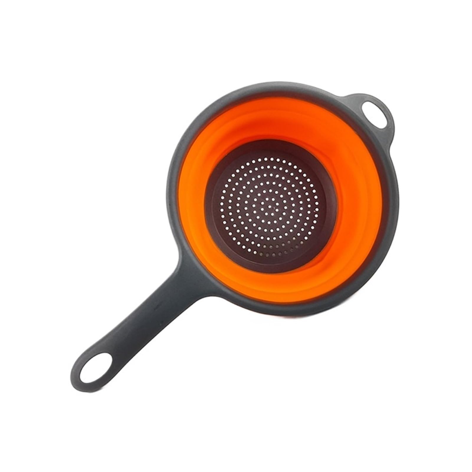 WZPTLKIBAD Silicone Collapsible Colander Kitchen Strainer with Handle