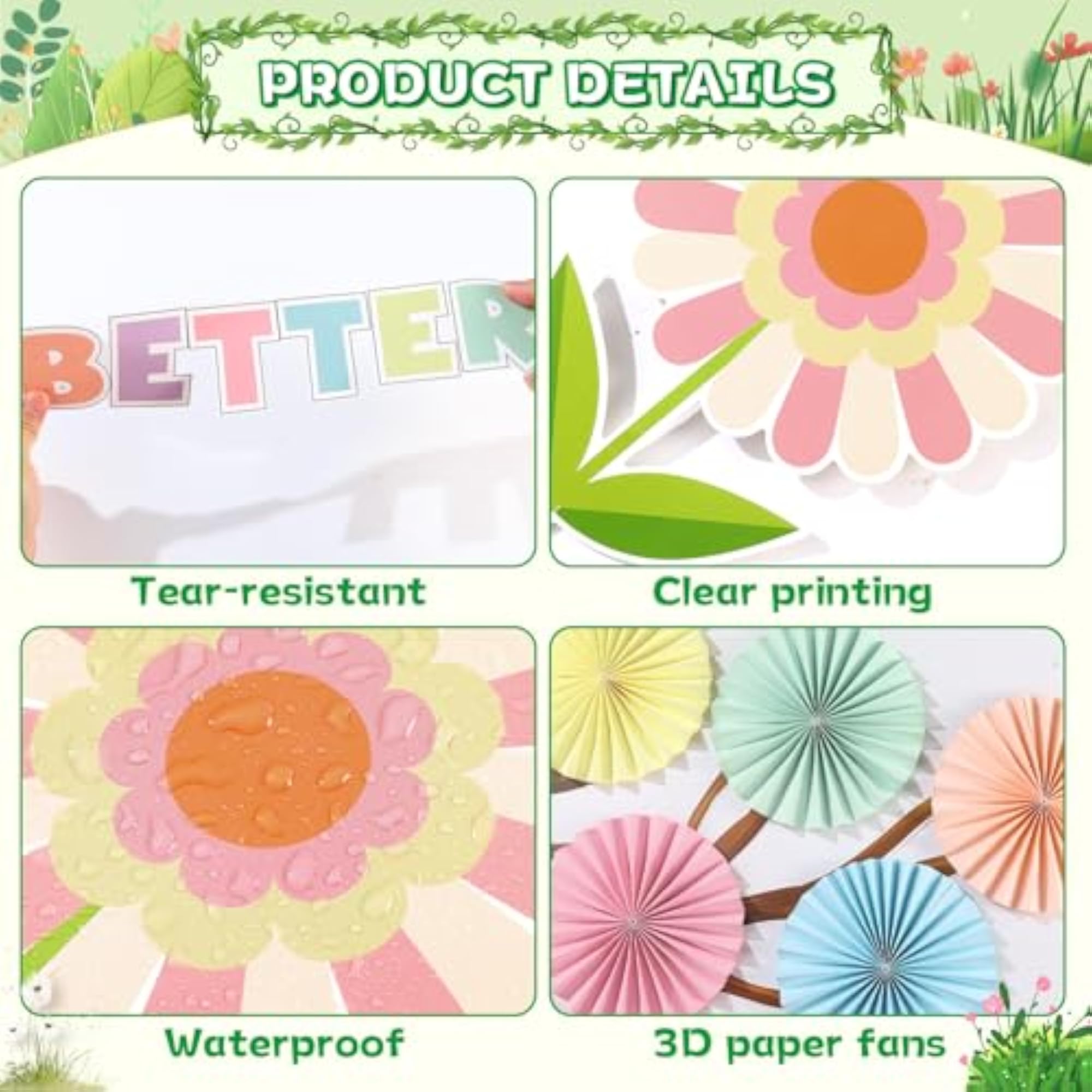 Pastel Classroom Tree Bulletin Board Set