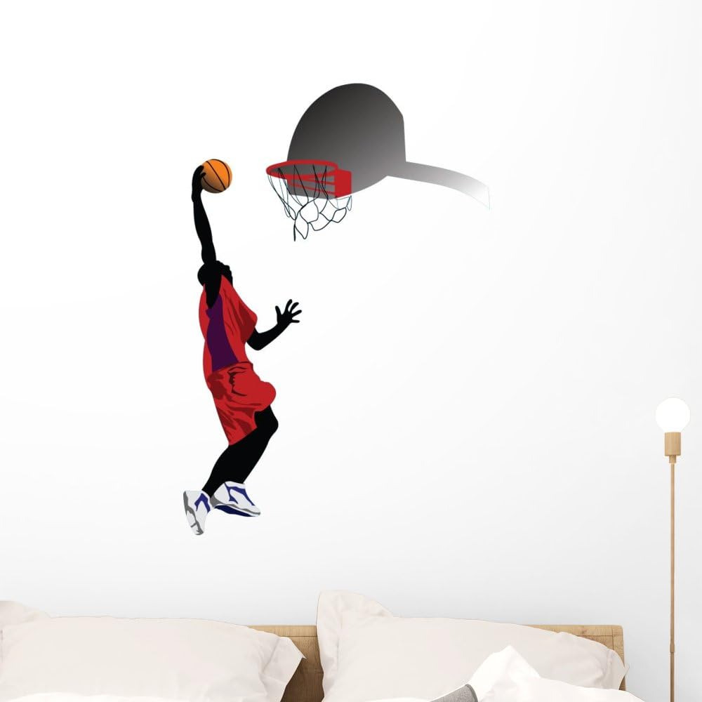 Wallmonkeys WM153249 College Basketball Wall Decal Peel and Stick Graphic (36 in H x 25 in W)