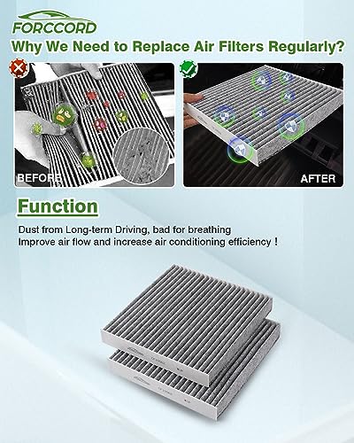 Image of 2-Pack Cabin Air Filters for Lexus LS430 2001-2006, SC430 2002-2010