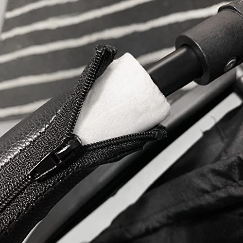 Sicherheitsbügel für Kinderwagen ,Zubehör für BBZ yoyo Armlehne aus schwarzem PU-Leder