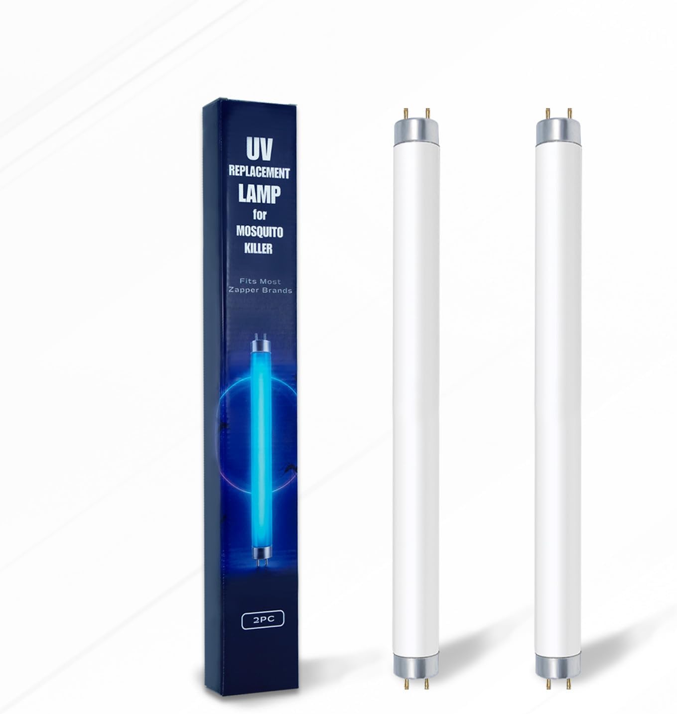 GARTO Bug Zapper Replacement Light Bulb 20W Suitable for 40W Bug Catcher, Bug Light Trap Indoor, for T8 Fruit Fly Trap, 2 Pack (15W)