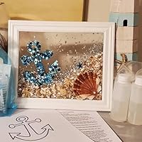 Amazon.co.jp: ZANWANXIN シーグラスアートキット DIY 樹脂ビーチ