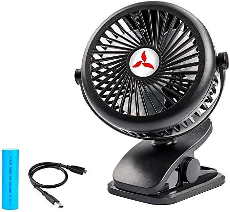 USB Desk Fan,Portable Mini Desktop Cooling USB Fan with 3 Speeds Strong Wind and 360° Rotation, Personal Fans for Home Office Car Outdoor Travel