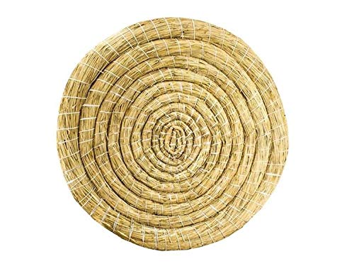 Cible en paille 65 cm haute densité pour arrêt efficace des flèches - 2