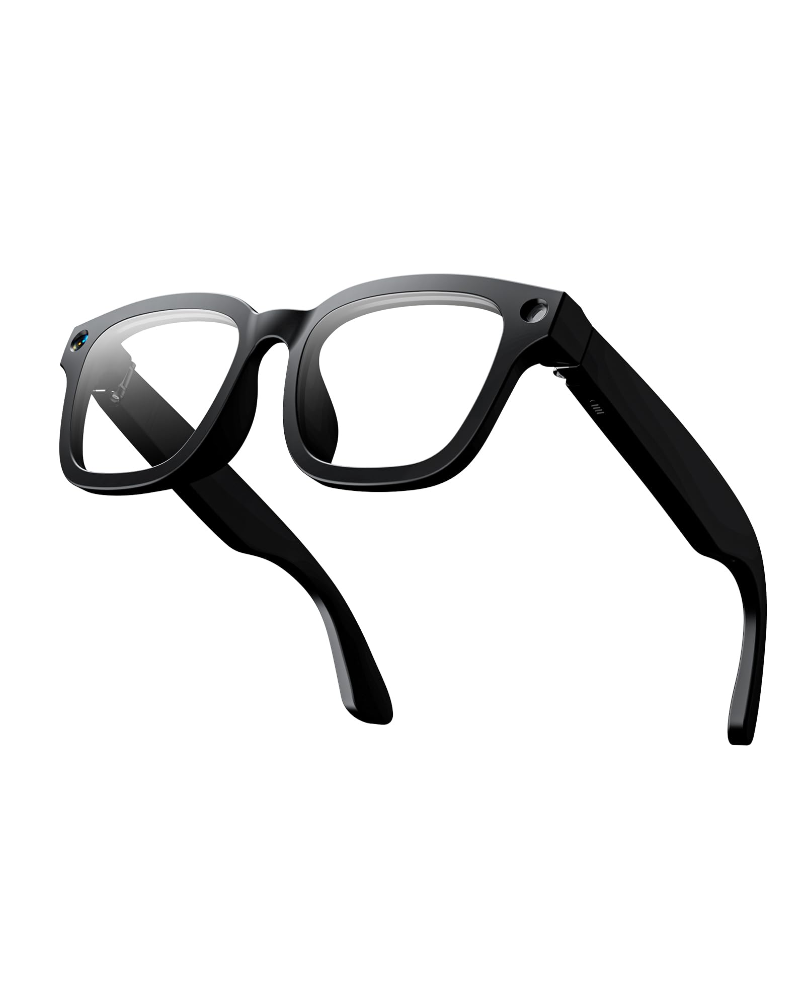 ZXQ Smart AI Camera Sunglasses, Black Frame with Dark Lenses, Digital Recording Eyewear for Photos and Videos-image-19