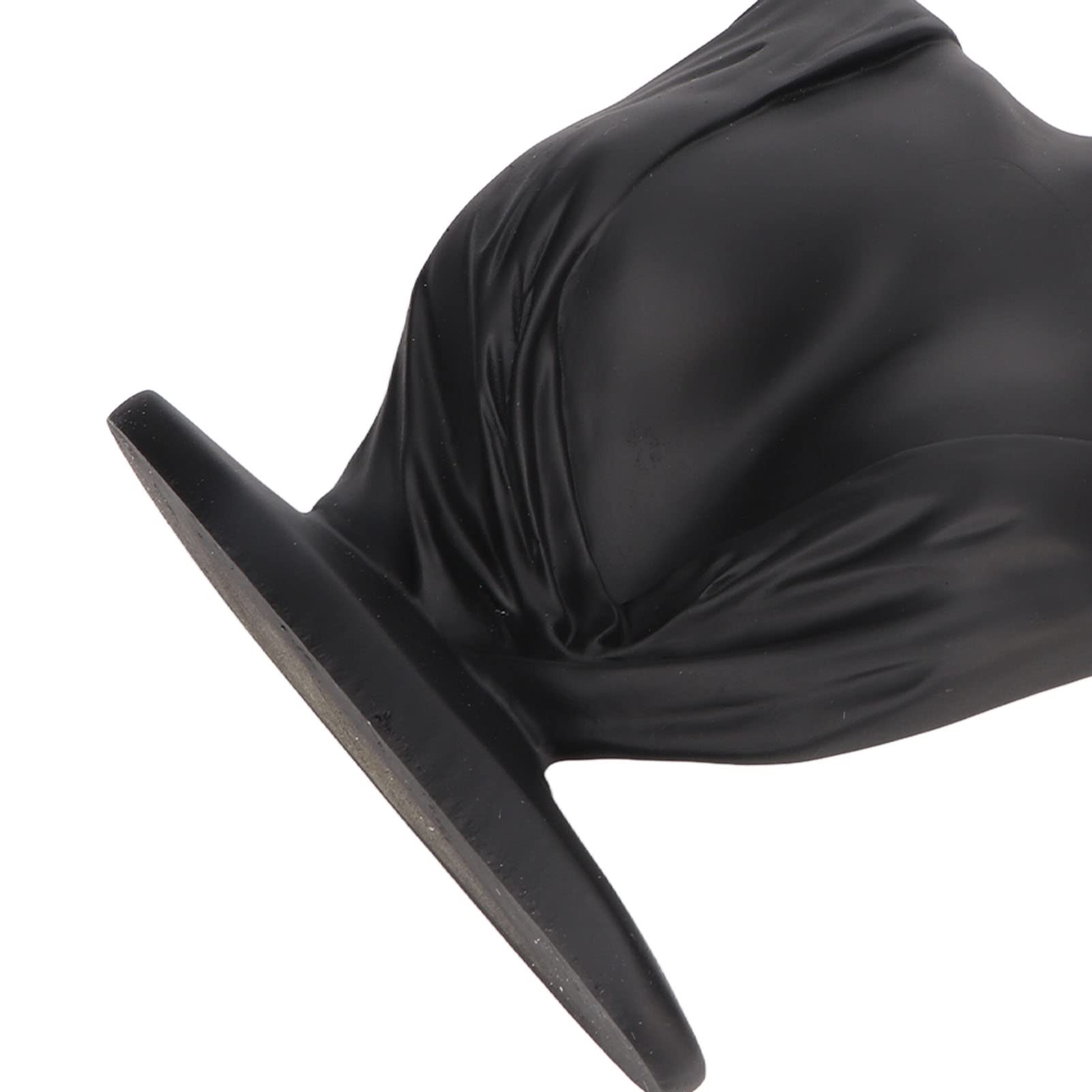Porta manichino per orecchini in resina, espositore per gioielli, espositore per collane busto leggero ed elegante, ampio spazio, nero, robusto manichino in resina per orecchini