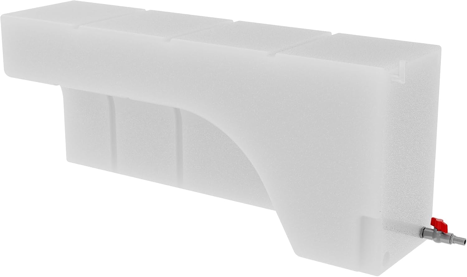 TORVA 33-Gallon Non-Standard RV Wheel Well Fresh Water Storage Tank for Drinking, Cooking, Cleaning, Showering, Tailored for Sprinter 2500 &amp; Transit Vans