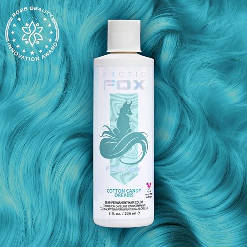 Image of ARCTIC FOX Semi-Permanent Hair Dye Cotton Candy Dreams - Vegan - 2 x 8 oz