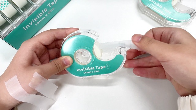 Image of Invisible Clear Tape Bulk with Dispenser,12 Pack Transparent Tapes Frosted Writable, Bulk Tape Rolls 7 /10 X 1000 Inches School Home Office Supplies for Gift Paper Wrapping, Art Craft, Labeling