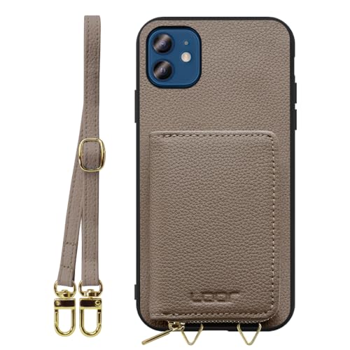 LOOF LUXURY-SHELL POUCH {v Jo[ |[`t X}zP[X for iPhone 12 / 12 Pro p P[X V_[ X}zV_[ w [ Xgbv 2{Zbg | | h~ U[ ϏՌ y