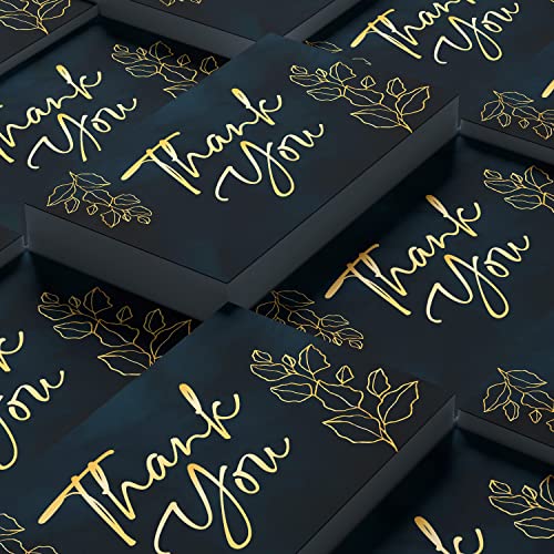 Image of Clickedin - 50 Pieces Thank You Greeting Cards and Tags for Gift or Order Packaging