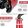 Automatic Hair Curler, Hair Rotating Curling Wand with Extended Ceramic Barrel, Auto Off, Red