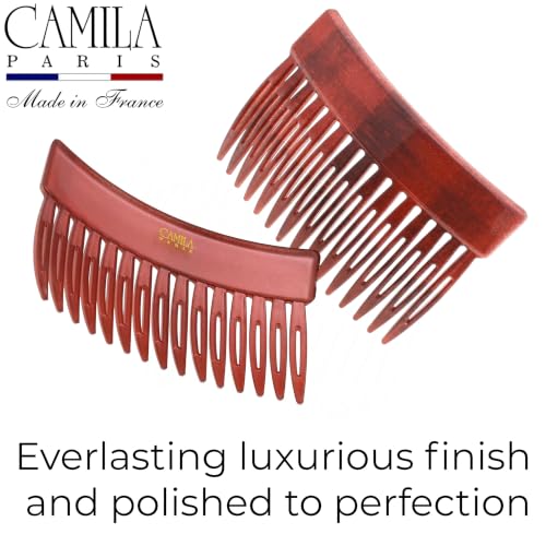 Image of Camila Paris CP2944 Hair Side Comb, 3 inch Small French Twist Hair Combs Clips