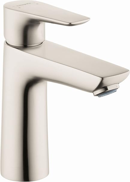 hansgrohe Talis E Modern Easy Install Easy Clean 1-Handle 1 6-inch Tall Bathroom Sink Faucet in Brushed Nickel, 71710821