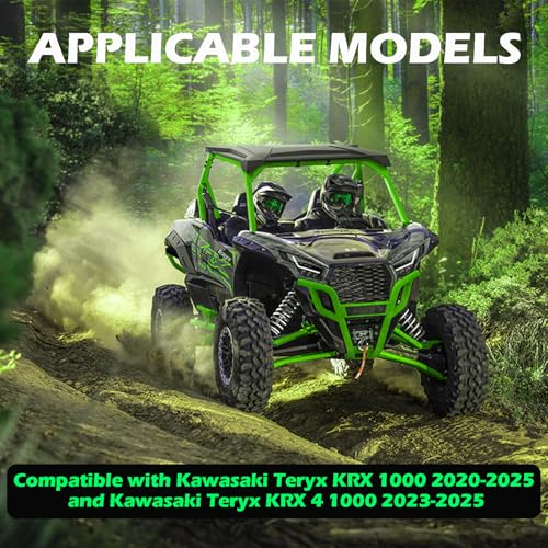 Image of Upgraded 2 Inch Hitch Receiver Compatible with Kawasaki Teryx KRX 1000 2020 2021 2022 2023 2024 2025 and Teryx KRX4 1000 2023 2024 2025