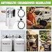 Rv Dual Propane Regulator, Rv Propane Regulator 2 Tank Hoses,2 Stage Auto Changeover LP Propane Gas Regulator for RV Trailers Camper