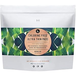 Image of L. Chlorine Free Ultra Thin Regular Absorbency Pads with Wings 42 Count