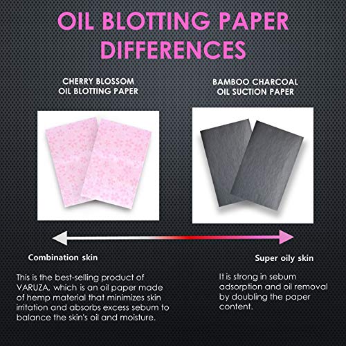 [varuza] Biodegradation Natural Hemp Face Oil Blotting Paper with Mirror Case and Refills - Thumbnail 2