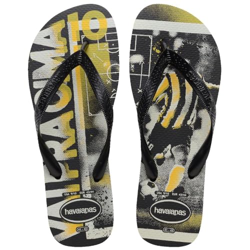 Havaianas Top Athletic, negro/negro, 6.5/7