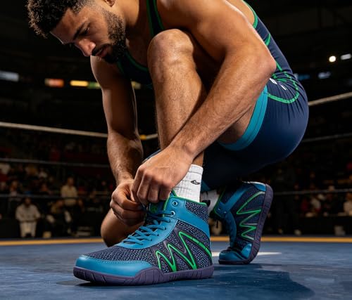 Image of Sisttke Mens Wrestling Shoes Wide Boxing Boots