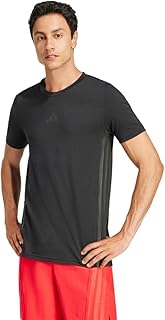 adidas Mens Designed for Training 3-Stripes T-Shirt