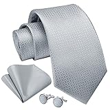 Excelente material: alta calidad, textura suave y rico en color. Es cómodo de llevar y al tacto, lo que es fácil de combinar con todas las camisas de vestir y trajes. Buen regalo para padre, marido, hijo o cualquier otro amigo masculino para cumpleaños y Navidad.