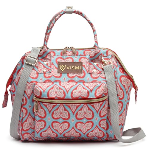 Image of VISMIINTREND Mini Diaper Bag for Baby | Small Nappy Bags for Mother | Maternity Travel Handbag | Hospital Bags for Mom | Baby Shower Gift for Mom | Gifts for New Born Baby Boy Girl