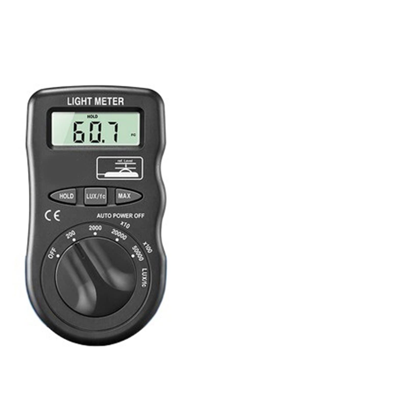 Luxómetro Portátil, Medidor de iluminancia, medidor de iluminancia ultravioleta digital de mano, fotómetro de precisión, fotómetro, fotómetro, fotómetro, medidor de energía solar para interiores y ext