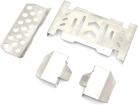 Models Upgrades Parts For Yikong YK4106 YK4107 1/10 Stainless Steel Protects Metal Chassis RC Car Modification Spare Parts
