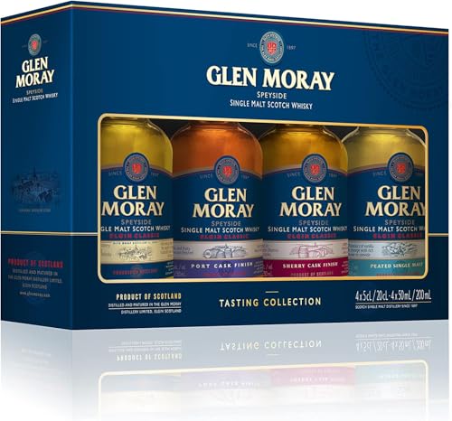 Glen Moray Probierset | Schottische Single Malt Whiskys aus der Speyside | mit Geschenkverpackung |...