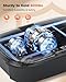FEIERDUN Vibration Plate Exercise Machine, 182KG Capacity Vibration Plate for Lymphatic Drainage, Max Space for Whole-Body Workout & Relaxation at Home-Black